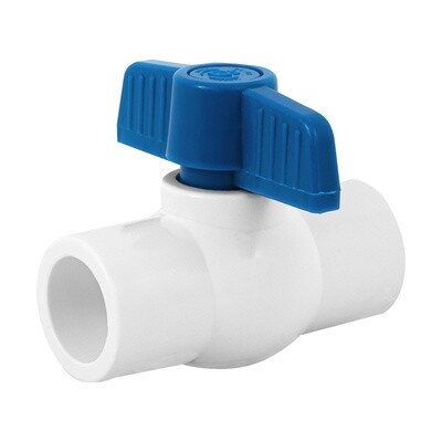 VALVULA DE ESFERA DE HCO DE 1/2" PARA CEMENTAR TRUPER COD 49156