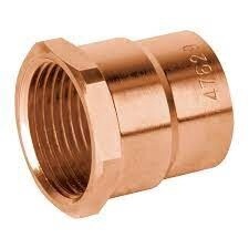 CONECTOR DE COBRE DE  ROSCA INTERIOR 1/2"  TCCO TRUPER 47628