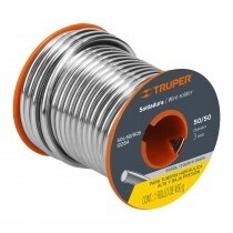 Soldadura solida 50/50 para tuberia hidraulica, 450 g 12284. Truper