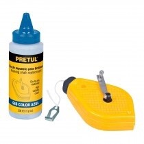 Tiralineas 15 m (50 ft) plastico con gis, Pretul COD 28574