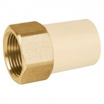 ADAPTADOR HEMBRA DE CPVC 1/2" CON INSERTO METALICO  TRUPER 45107