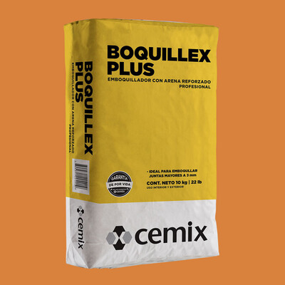 BOQUILLEX PLUS C/ARENA MANDARINA (10KG )CEMIX