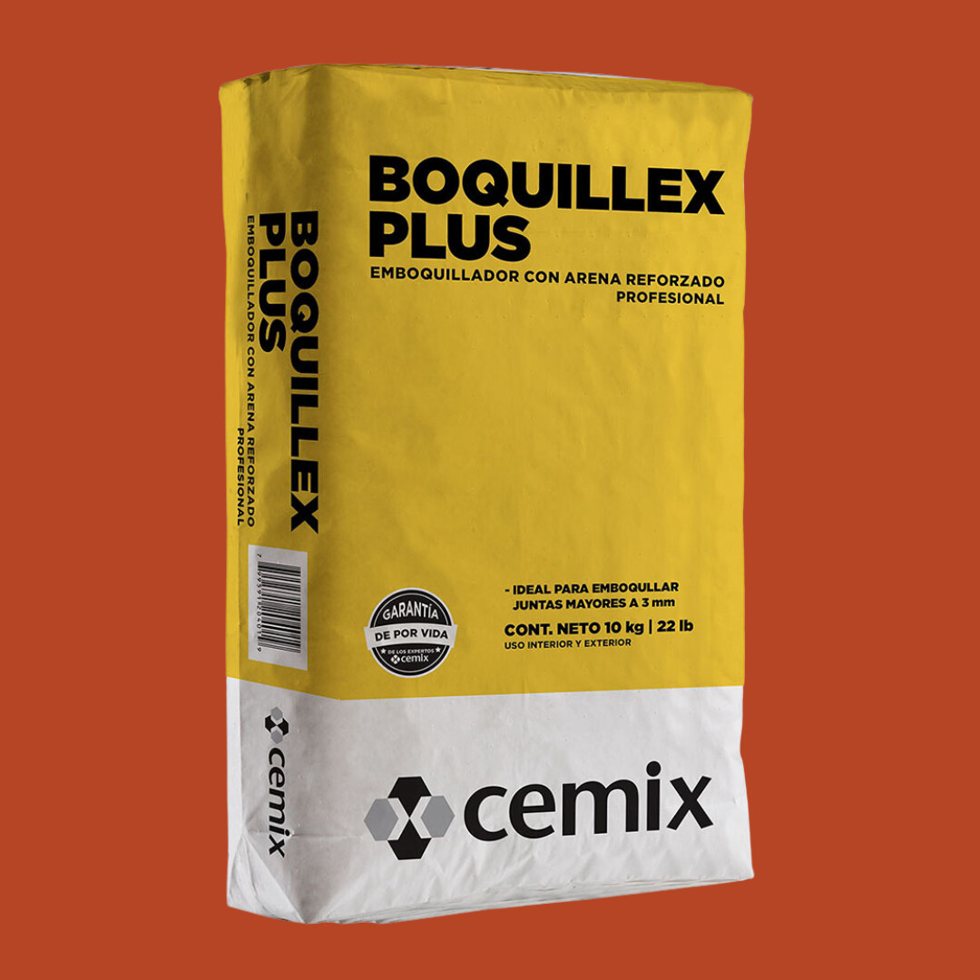 BOQUILLEX PLUS C/ARENA ROJO (10KG) CEMIX
