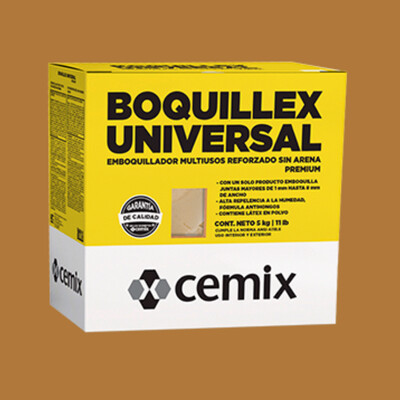 BOQUILLEX. UNIV SIN ARENA CAFÉ CLARO (5 KG ) CEMIX