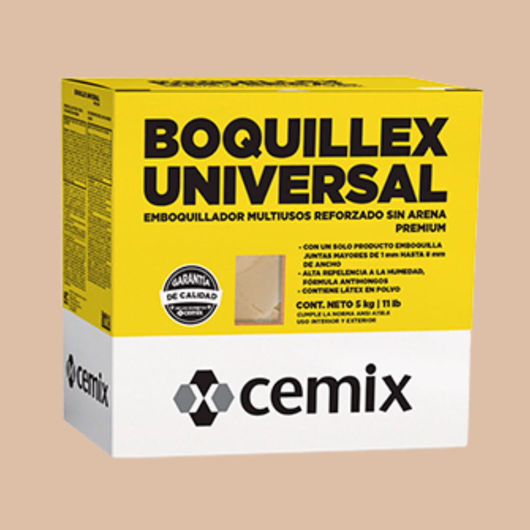 BOQUILLEX. UNIV SIN ARENA MARFIL (5KG) CEMIX