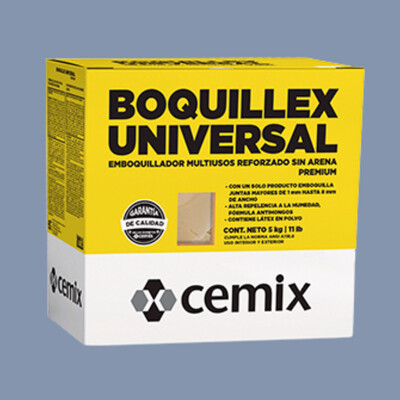 BOQUILLEX. UNIV SIN ARENA PACIFICO  ( 5 KG )CEMIX