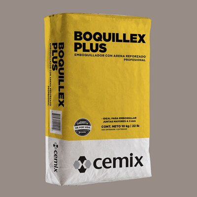 BOQUILLEX PLUS C/ARENA GRIS PERLA (10 KG) CEMIX