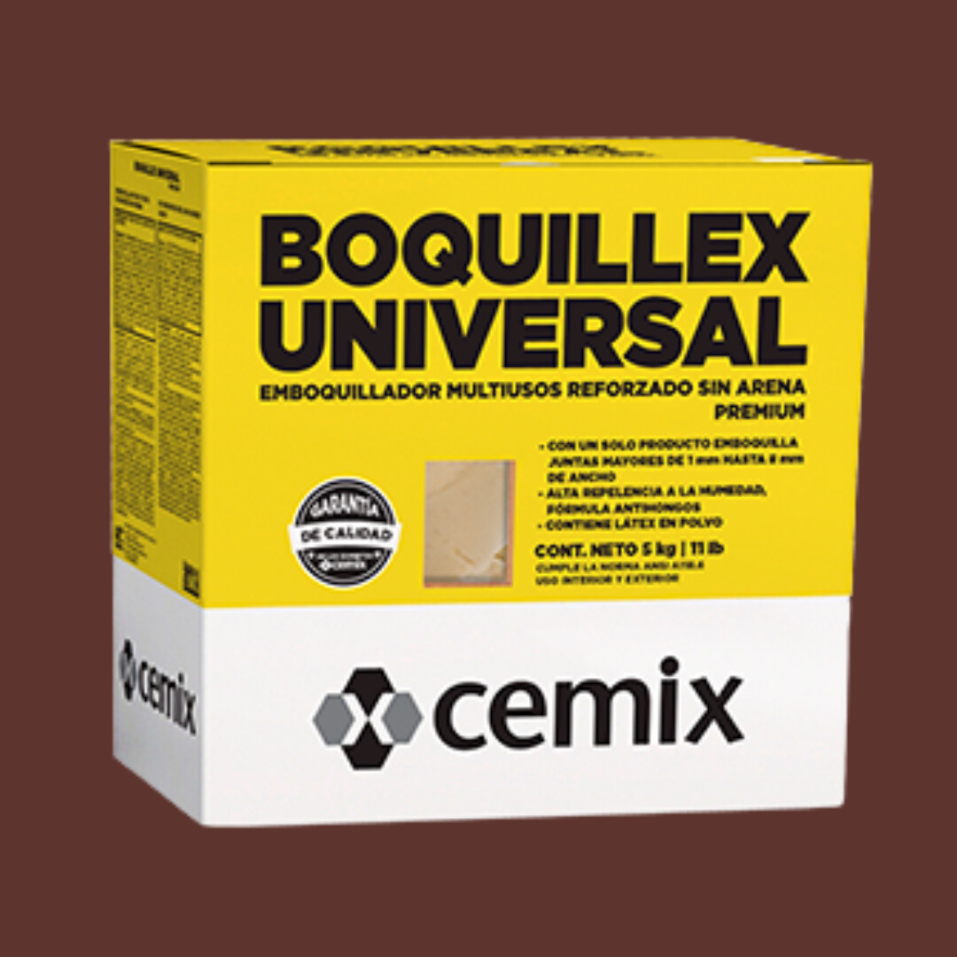 BOQUILLEX. UNIV SIN ARENA CHOCOLATE (5 KG) CEMIX