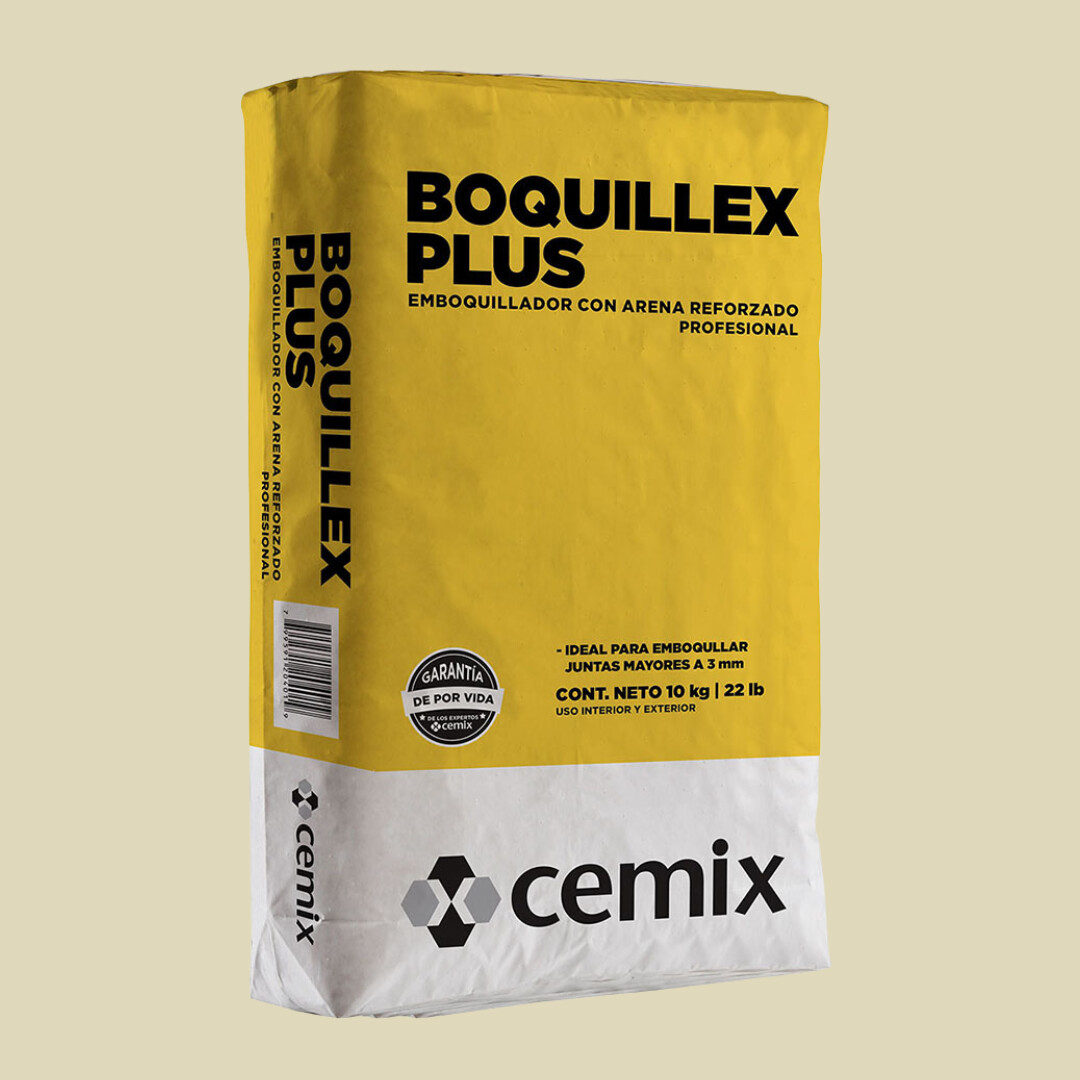 BOQUILLEX PLUS C/ARENA ALMENDRA (10 KG) CEMIX