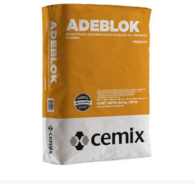 ESTUCO ADEBLOK BLANCO 40 KG CEMIX