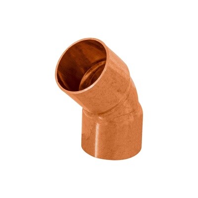 CODO DE COBRE 45° DE  1/2"  TCCO TRUPER 47634