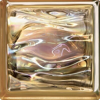Vitroblock PERLA Dorado 19X19X08 VBCLPLAGPD