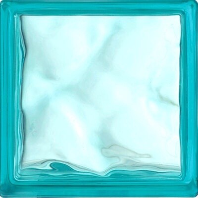 Vitroblock SHADE Tuchese-turquesa 19X19X08 VBCLSHNBTU