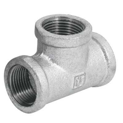 TEE SENCILLA GALVANIZADO 3/4" TRUPER COD 47486