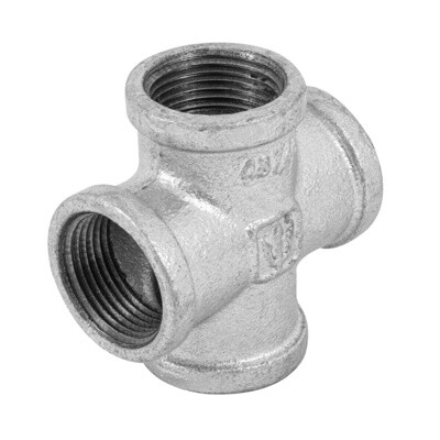 CRUZ DE ACERO GALVANIZADO 1" TRUPER 48745