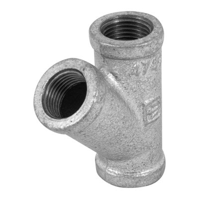 YEE SENCILLA GALVANIZADO 1/2" TRUPER COD 47473