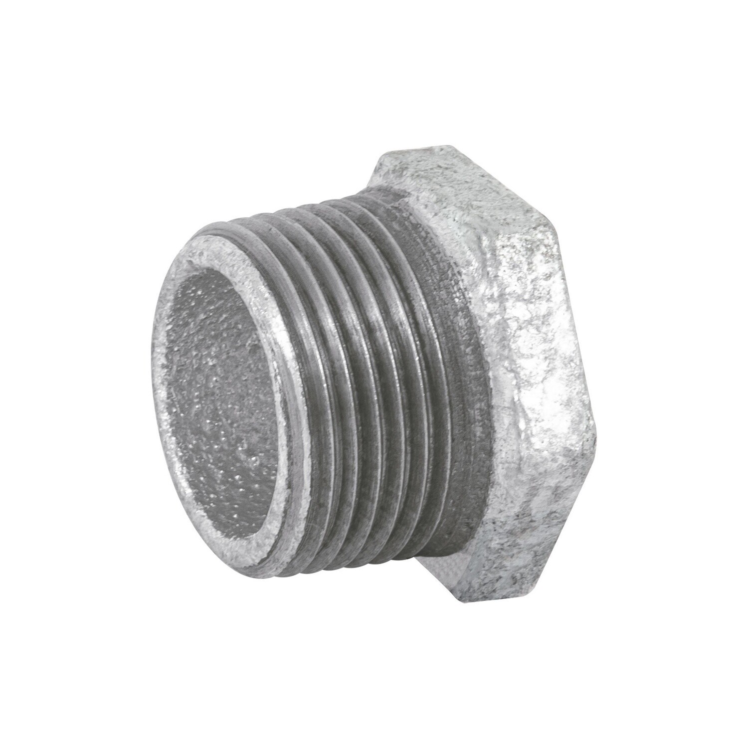 REDUCCION BUSHING GALVANIZADO 3/4 x 1/2, TRUPER COD 47503