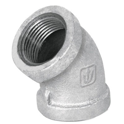 CODO 45° GALVANIZADO 3/4" TRUPER COD 47540