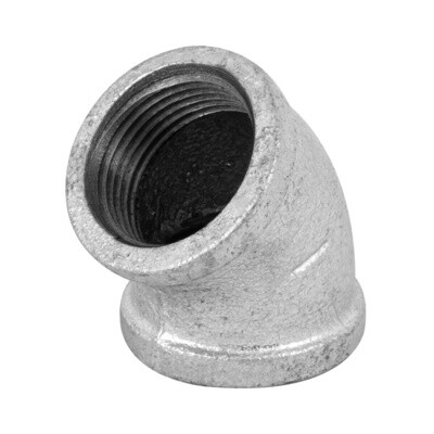 CODO 45° GALVANIZADO 1" TRUPER COD 47541