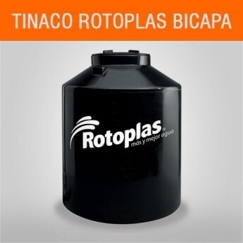 TINACO ROTOPLAS 1100 LTS BICAPA S/FILTRO