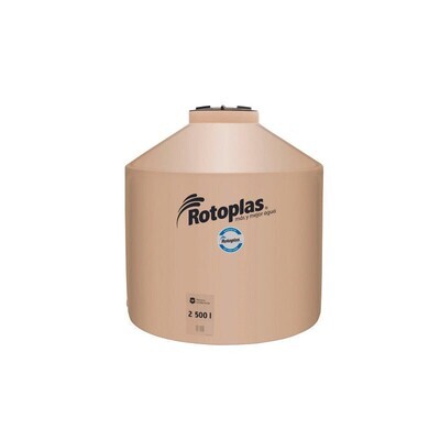 TINACO ROTOPLAS 2500 LTS TRICAPA S/FILTRO