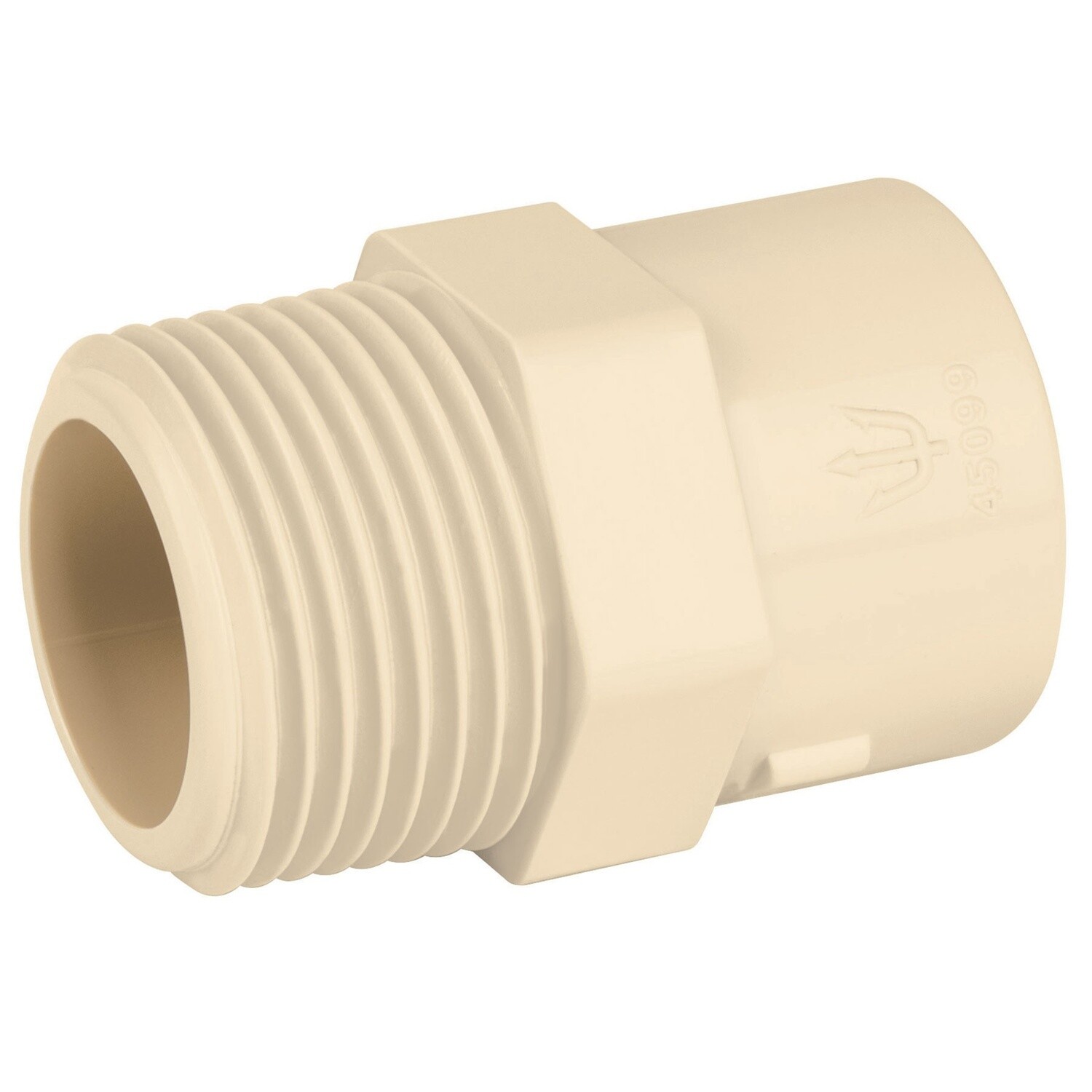 CONECTOR MACHO CPVC DE 3/4" TRUPER 45099
