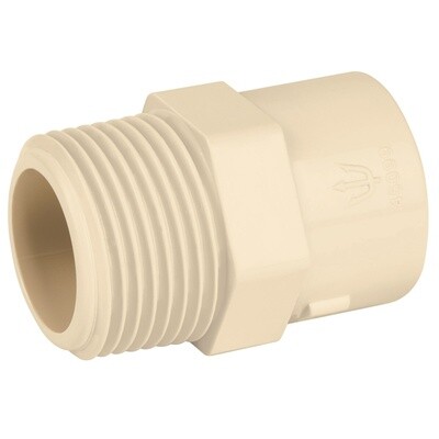 CONECTOR MACHO CPVC DE 3/4" TRUPER 45099