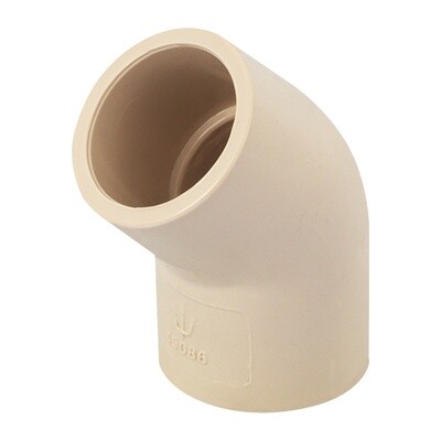 CODO  45° DE CPVC DE  1/2" TRUPER 45086