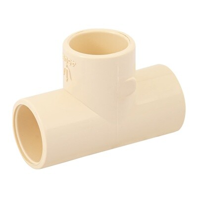TEE SENCILLA DE CPVC DE 1/2" TRUPER 45069