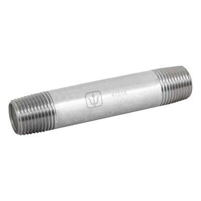 NIPLE GALVANIZADO 1/2" x 10 CM, FOSET COD 47518