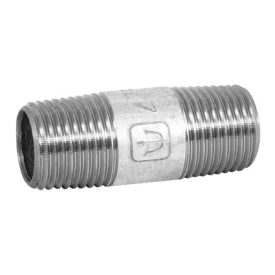 NIPLE GALVANIZADO 1/2" x 5 CM, FOSET COD 47516