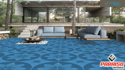PISO VENEZUELA AZUL 33X33 1.76M² PORCELANITEZ