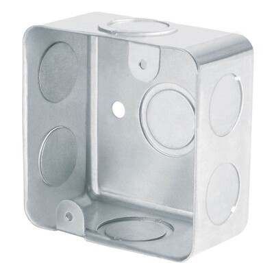 Caja de registro galvanizado 8x8 reforzado, Volteck COD 49071
