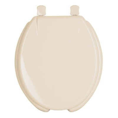 Asiento redondo con tapa para WC, abierto, hueso, Foset COD 49904