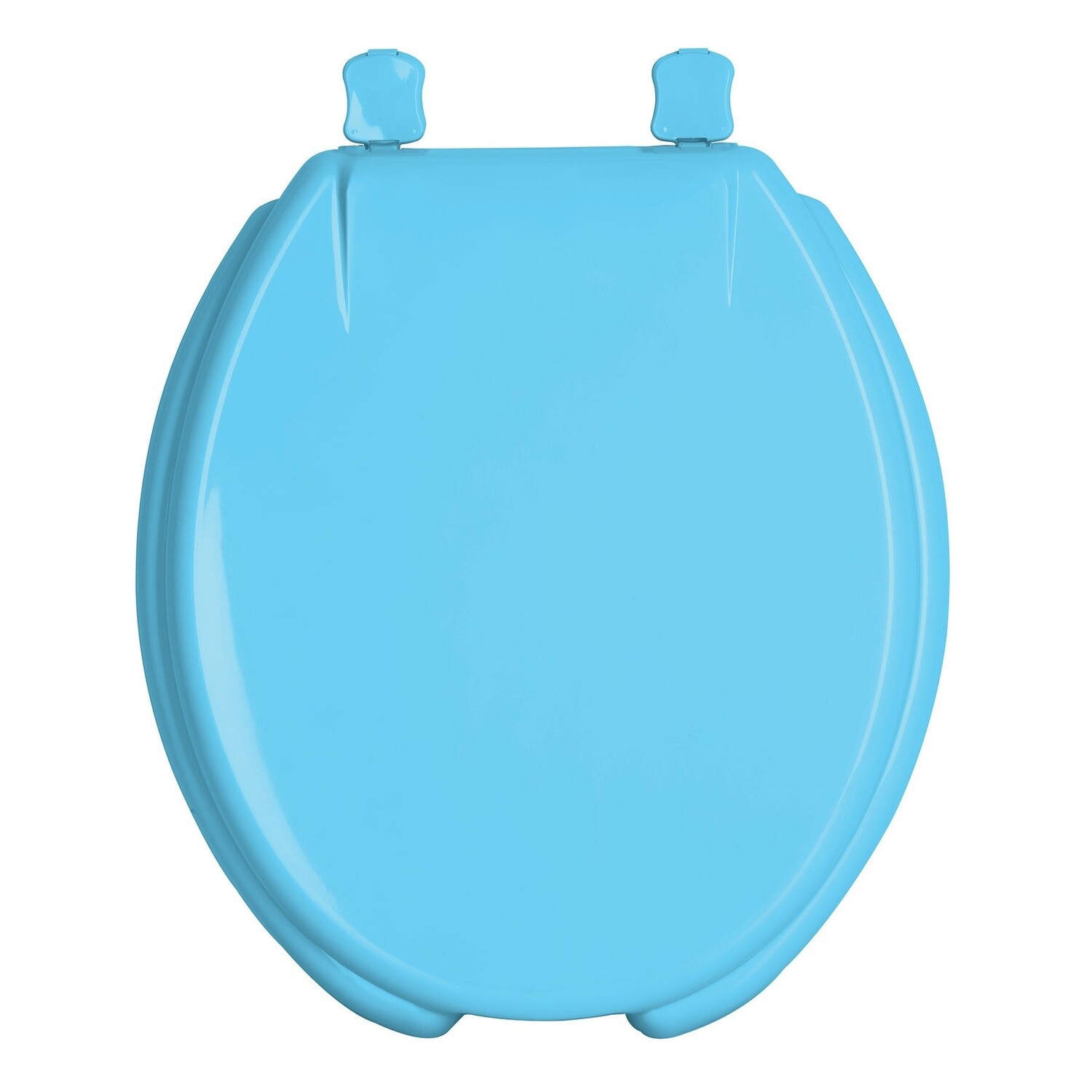 ASIENTO REDONDO PARA WC, ABIERTO, AZUL, FOSET COD.47034