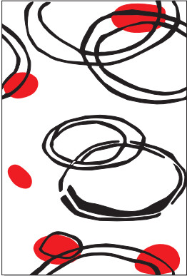 INSERTO AROS ROJOS 20 X 30 CMS I133 MIRAFLORES.