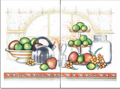MURAL (2 PZAS) LIMONES 20 X 30 CM M21 MIRAFLORES.