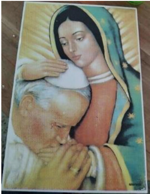 INSERTO VIRGEN DE GUADALUPE CON PAPA 20X30 MFRS R18.