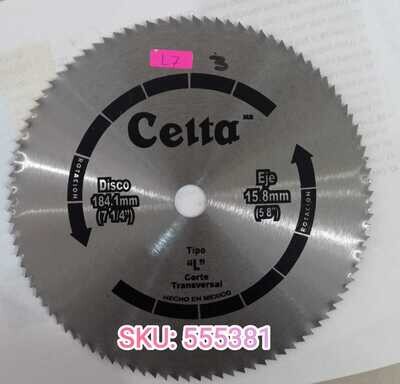 SIERRA CIRCULAR D/ACERO D/F CELTA  MOD.L10