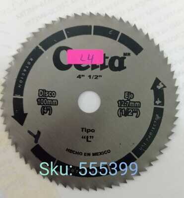SIERRA CIRCULAR  D/ACERO D/F  CELTA MOD.L4