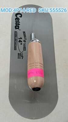 LLANA PROF. REDONDA 4 PERNOS 14 M/MAD CELTA MOD.4P14-RED