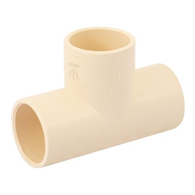 TEE SENCILLA DE CPVC DE 3/4"  TRUPER 45070