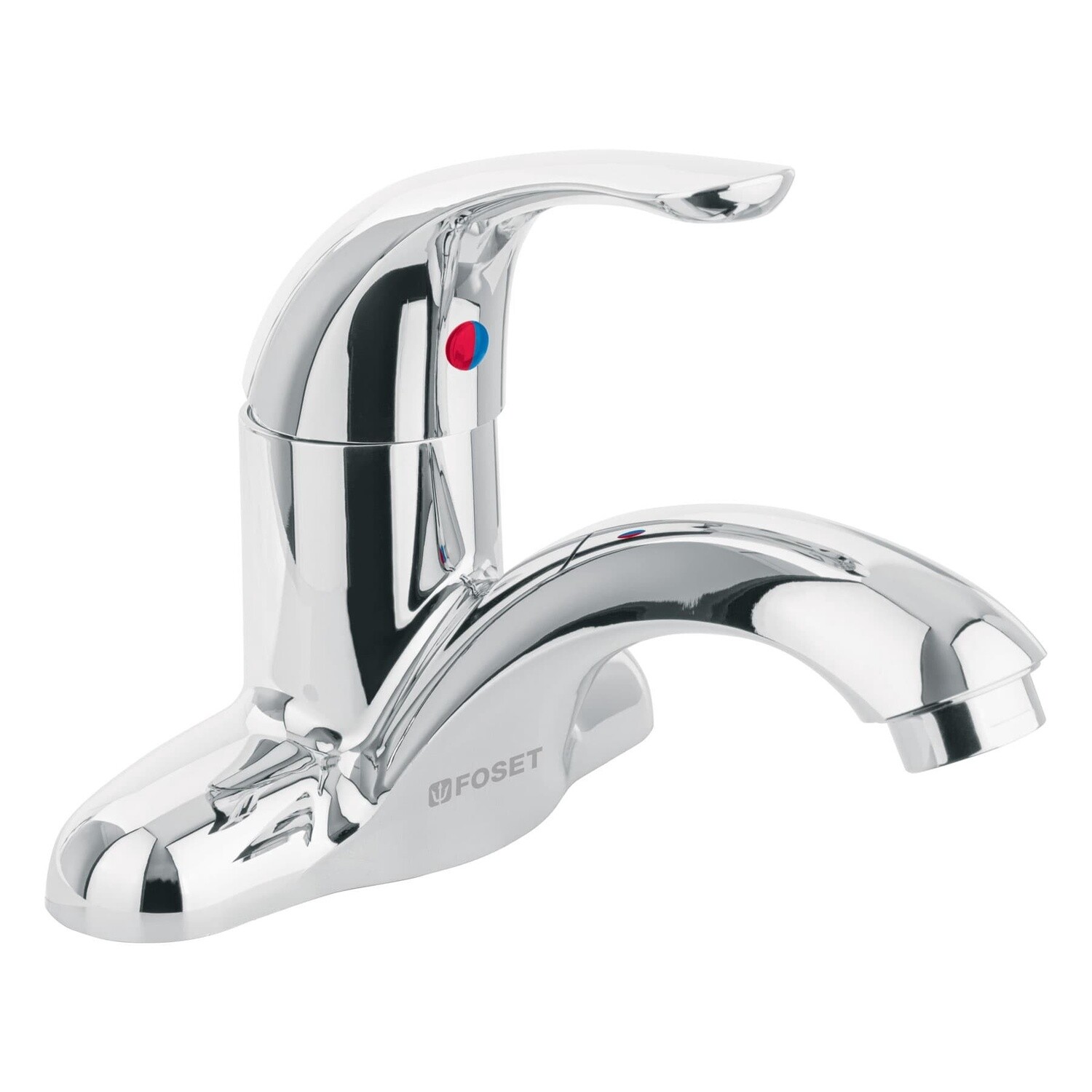 Monomando lavabo, ABS, nariz curva, Basic COD 48191