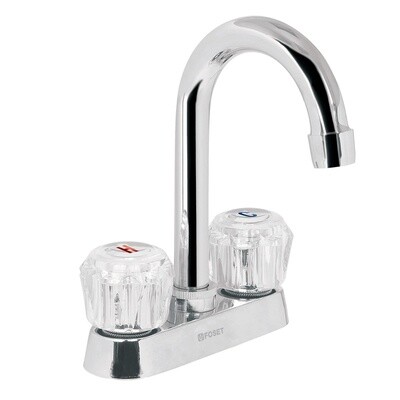 MEZCLADORA 4 PARA LAVABO, CUELLO BAR, MANERALES DE ACRILICO	49277