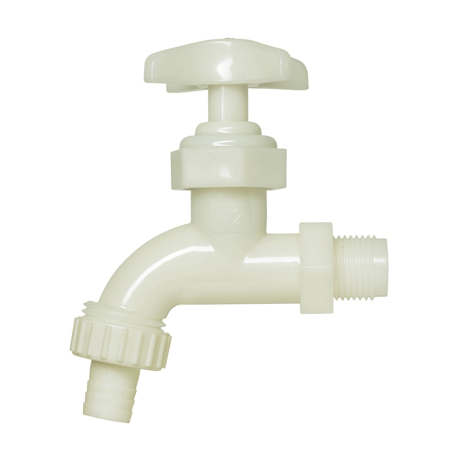 Llave para manguera, de plastico 65g,1/2, granel, Pretul COD 29030