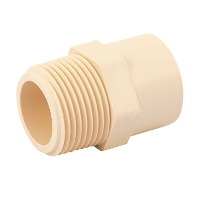 CONECTOR MACHO CPVC DE  1" TRUPER 45100