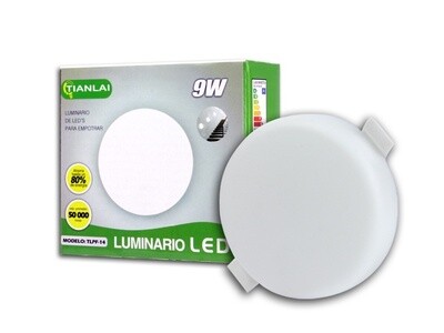 LUMINARIO LED PARA EMPOTRAR AJUSTABLE DE 09W  REF. S37W09 TLPF-14
