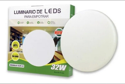 LUMINARIO LED PARA EMPOTRAR AJUSTABLE DE 32W REF. S37W32 TLPF-17