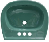 LAVABO FLORENCIA CERAMOSA COLOR VERDE MAR WT2000908A