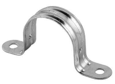 ABRAZADERAS TIPO OMEGA 1-1/2" PARA TUBO PARED DELGADA B5PZ COD 46031 (POR PIEZA)
